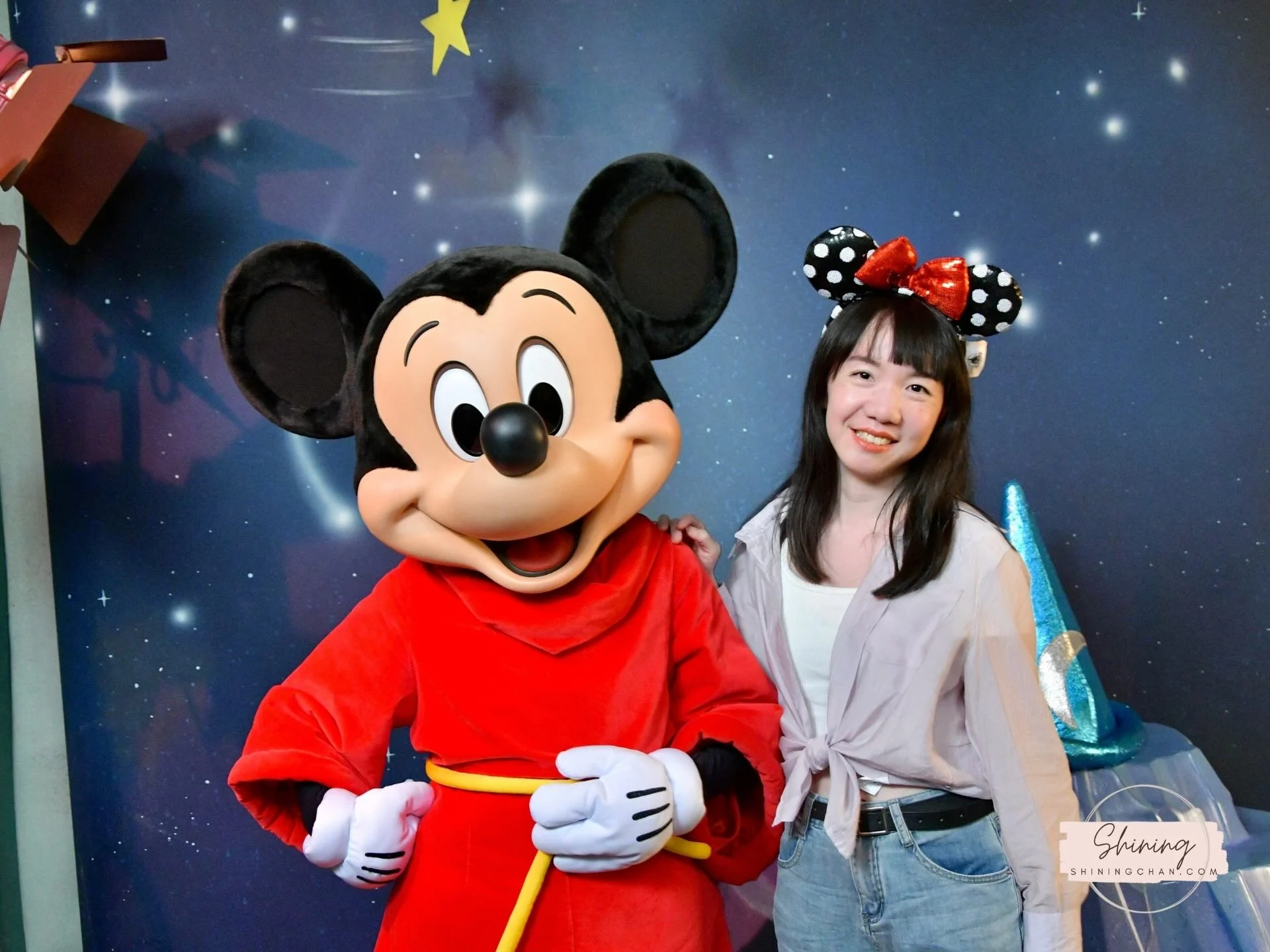 加州迪士尼 Mickeys Toontown 與米奇拍照